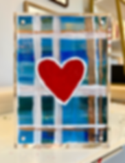 5x7 Valentine in acrylic