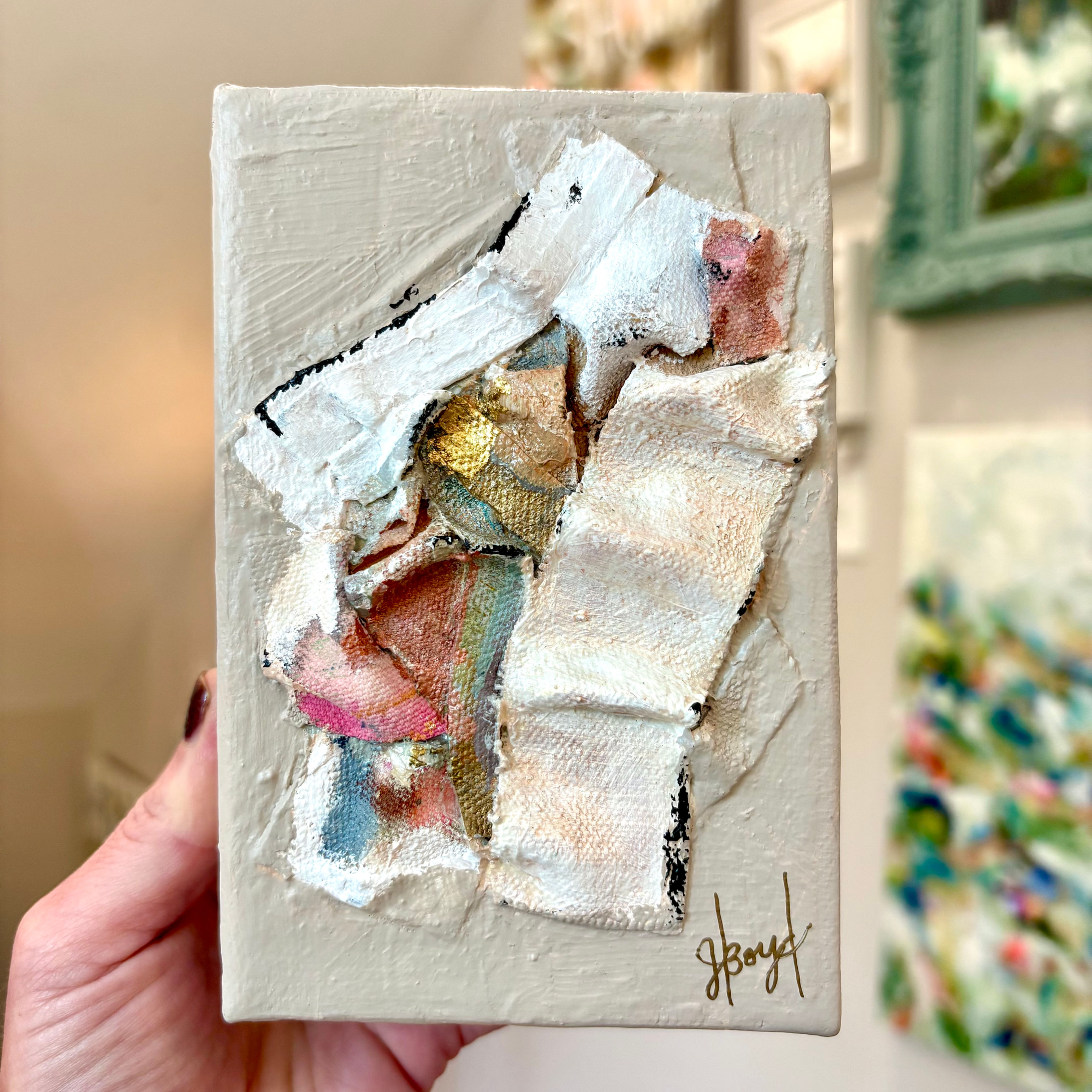 4x6 Canvas on Canvas Abstract