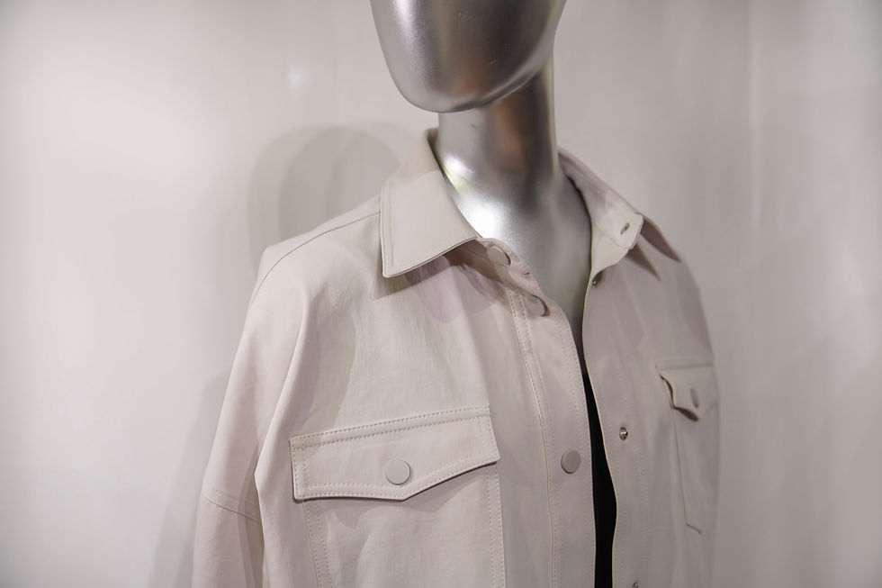 Thumbnail: Beige Jeans Jacket