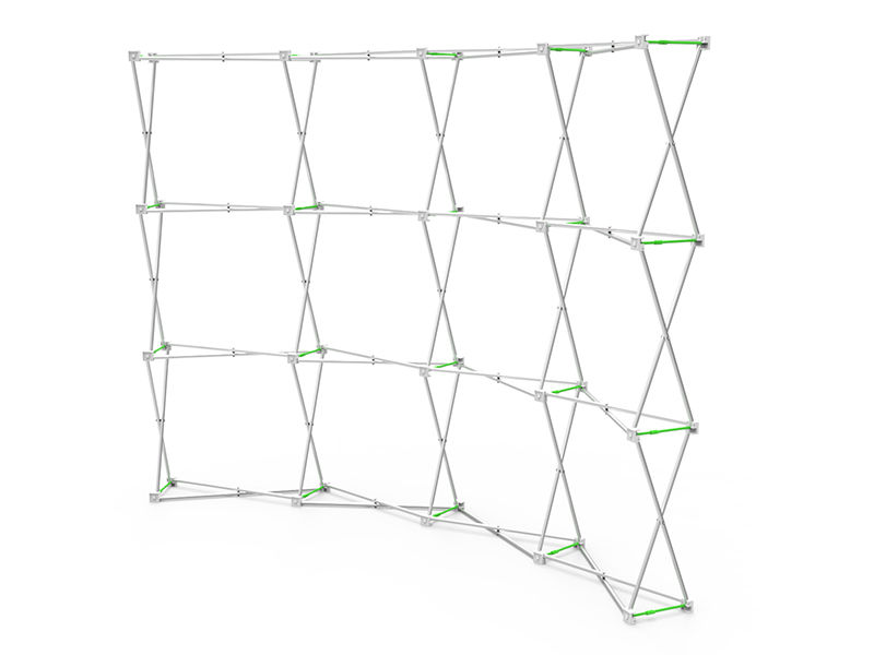 Thumbnail: 10ft Curve Velcro Fabric Pop Up Display