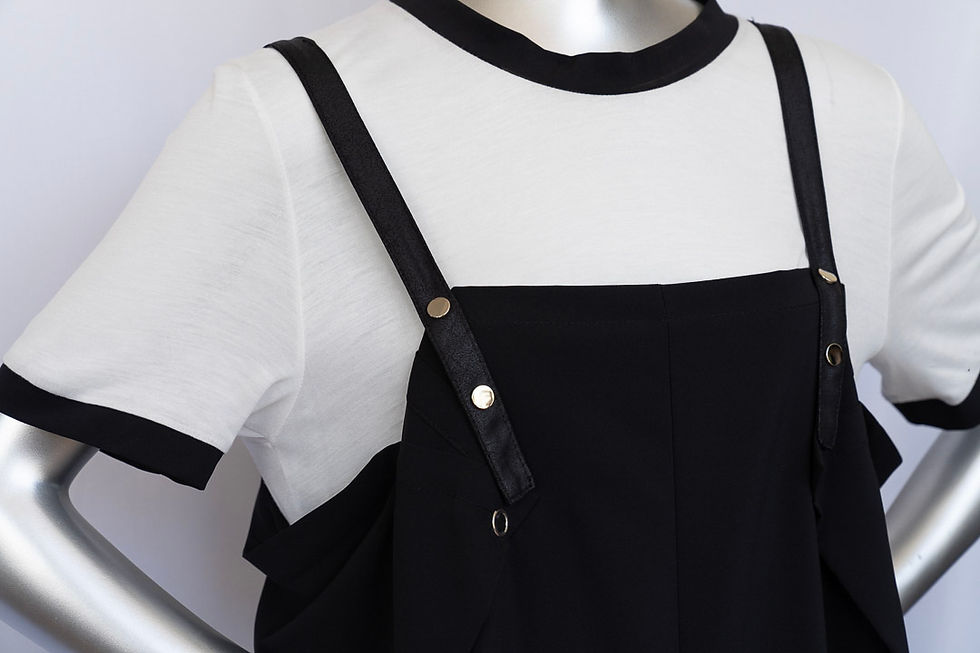 Thumbnail: Black Jumpsuit-Dress