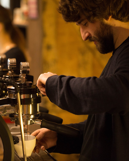 Barista Making Coffee