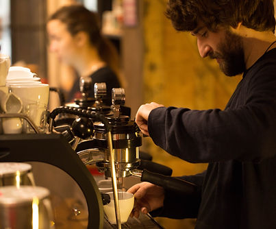 Barista Making Coffee 