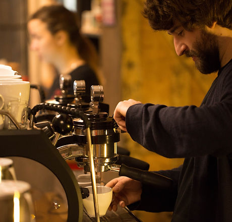 Barista Making Coffee