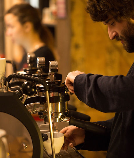 Barista Making Coffee