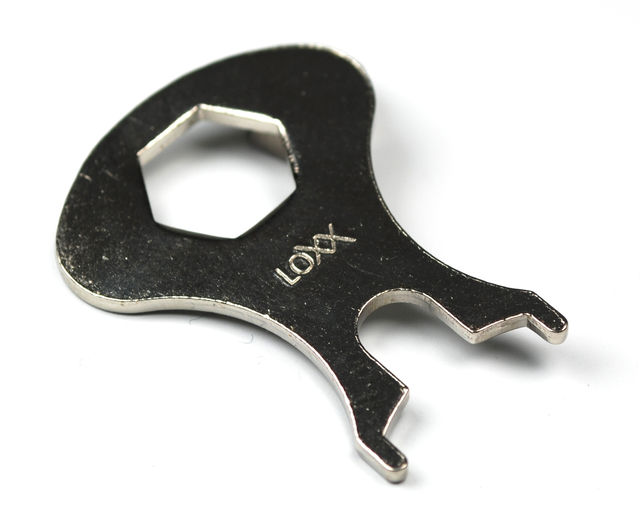 Miniaturbild: Loxx- Druckknopf Oberteil großer Kopf Inhalt 5 Stück Messing vernickelt