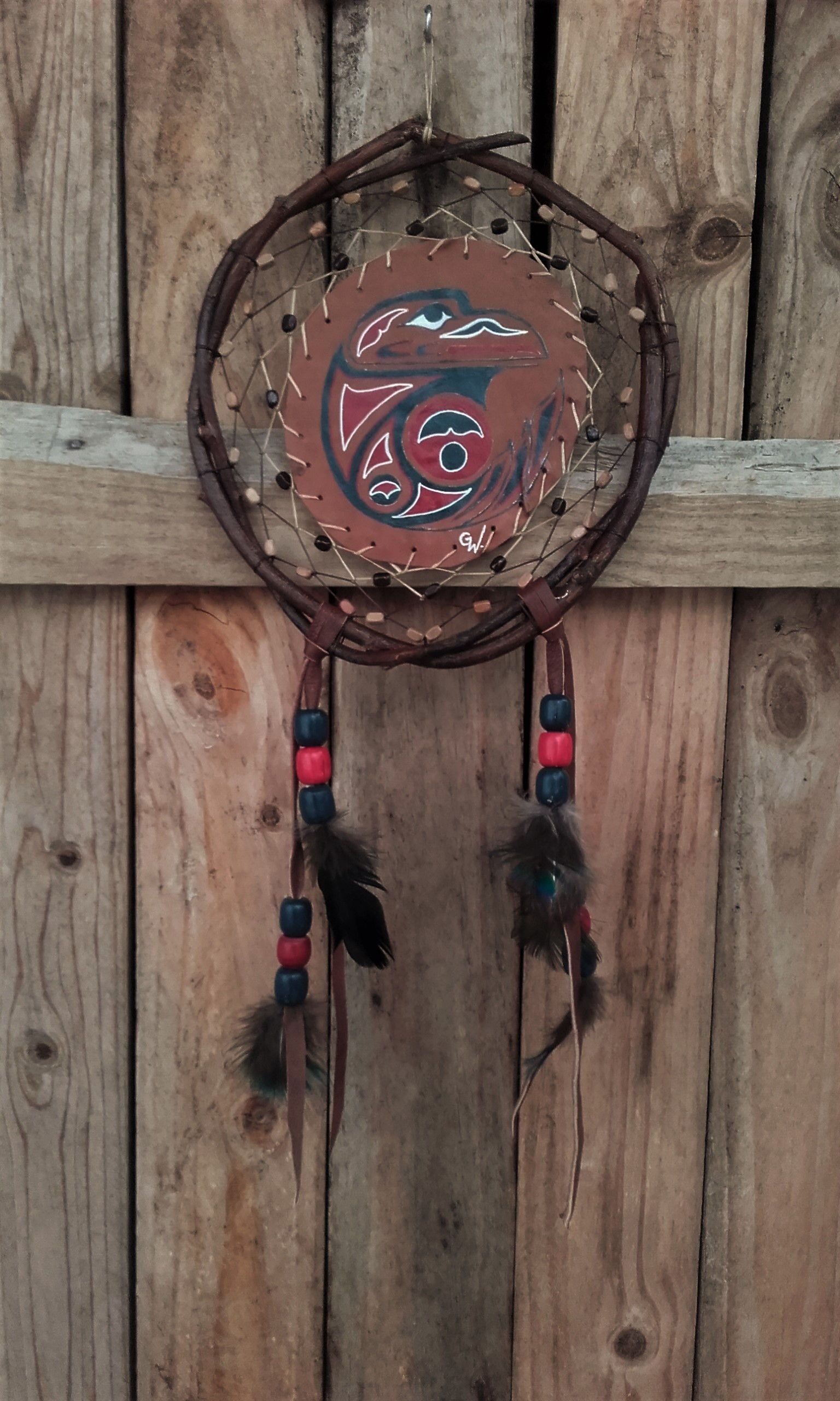 Bouclier de protection, mandella aigle Haïda - Ref: M 210302