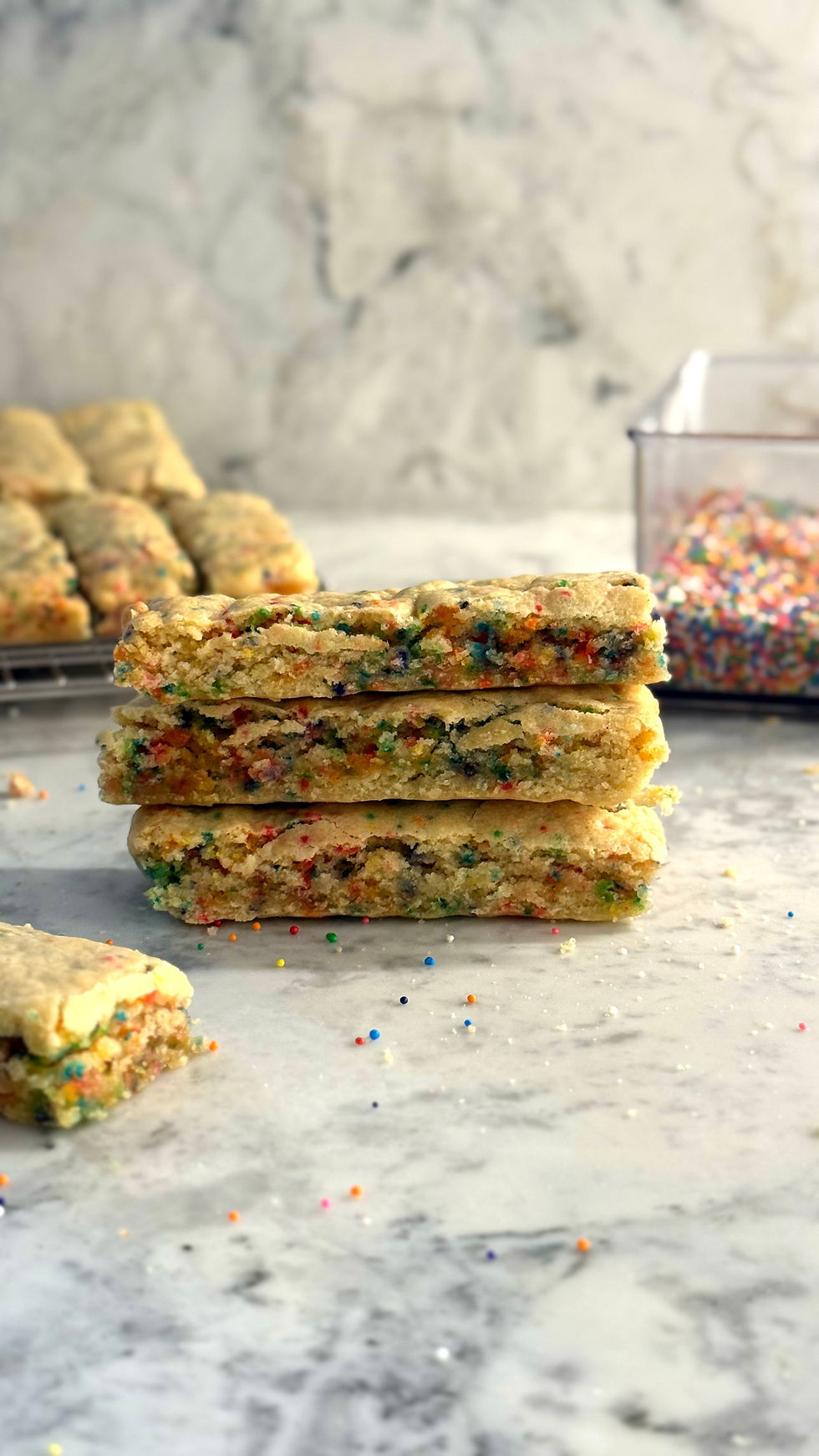 Funfetti Cookie Bars