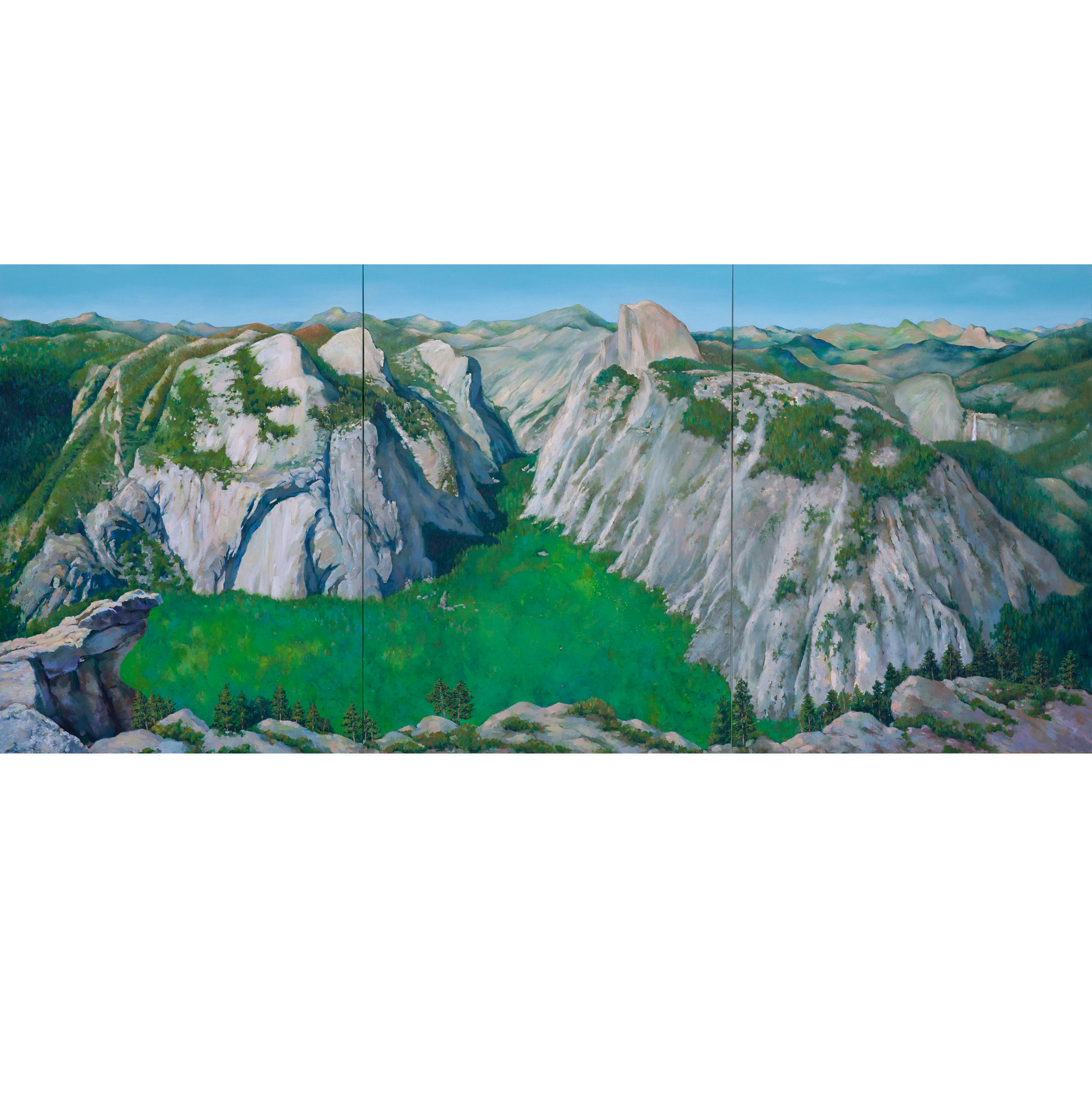 oil painting Yosemite (Skyline)