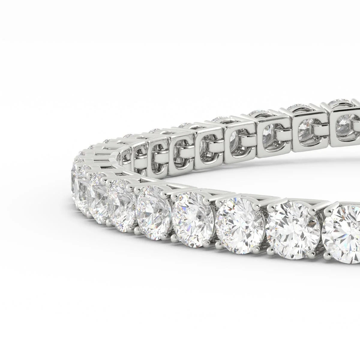 5mm Tennis Armbånd — La Lux Oslo, 925 Sølv & Moissanite