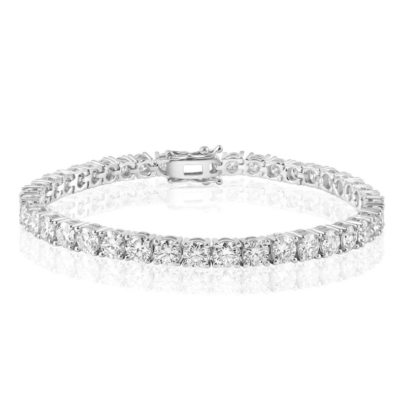 4mm Tennis Armbånd — La Lux Oslo, 925 Sølv & Moissanite