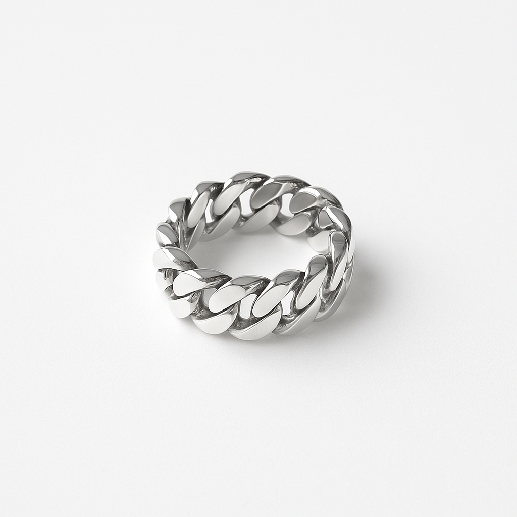Cuban Ring 5mm — La Lux Oslo, 925 Sølv