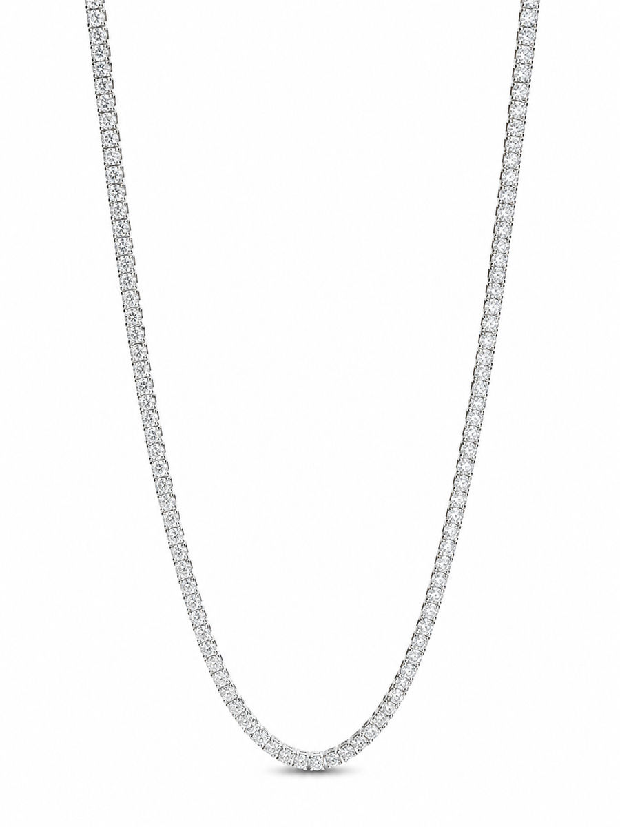 4mm Tennis Chain — La Lux Oslo, 925 Sølv & Moissanite