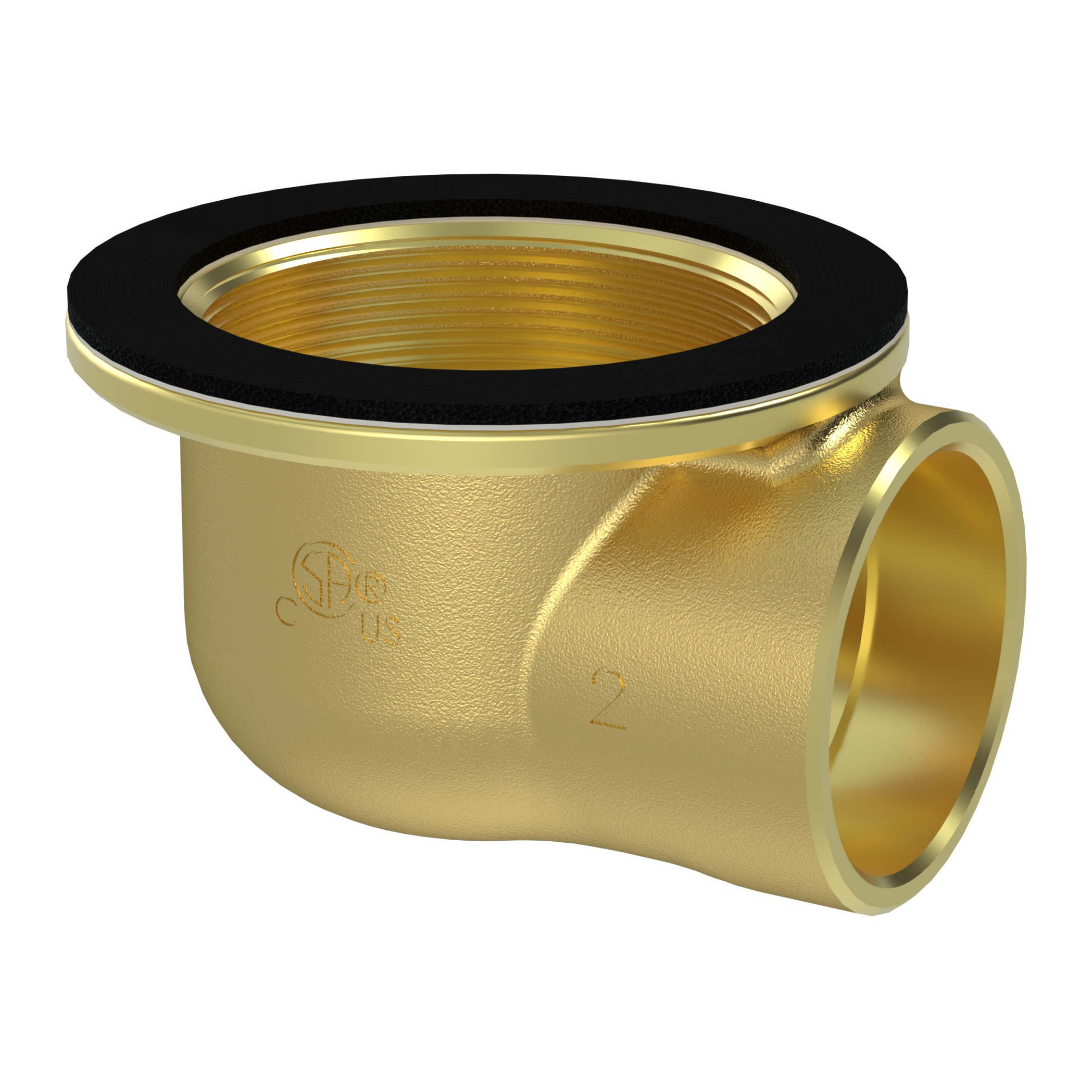 BCS.24 2" Brass Side Discharge Underbody