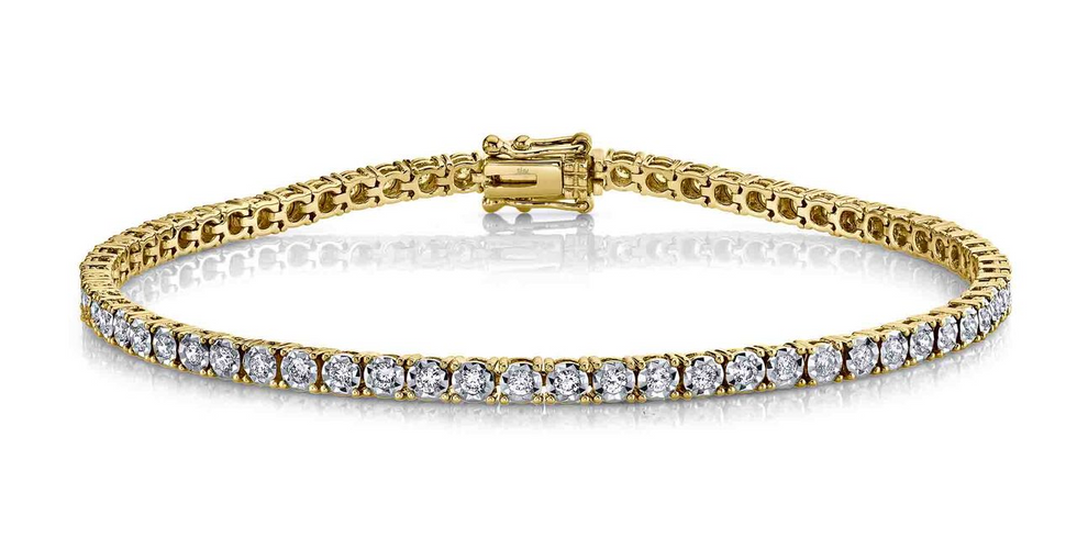 Mandia Jewellery custom Yellow Gold Tennis Bracelet