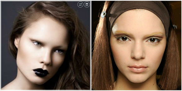 Eyebrow bleaching / Eyebrow blocking