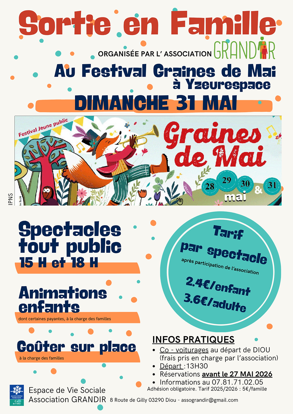 Sortie en Famille - Festival Graines de Mai