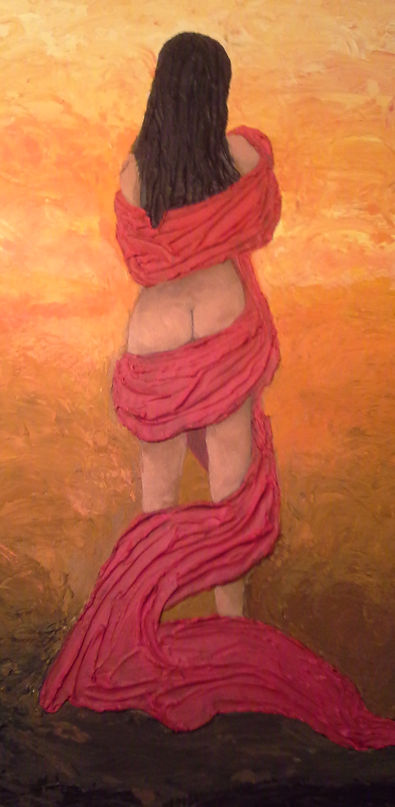DiRRa Plâtre et acrylique sur toile