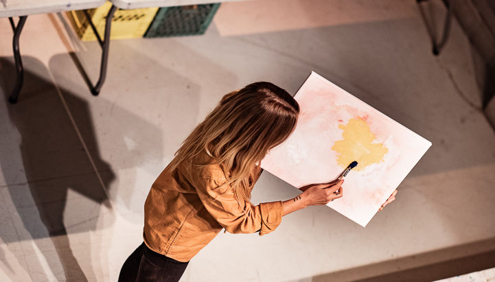 Coming up March 3rd + 4th Abstract Painting with Pastels class!