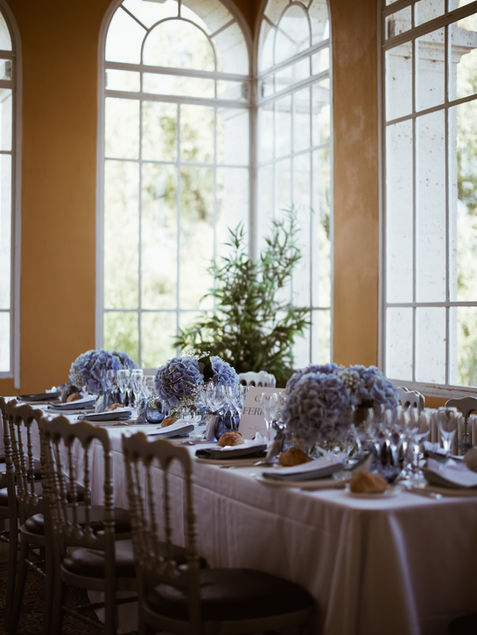 photo de la salle de diner au chateau madere