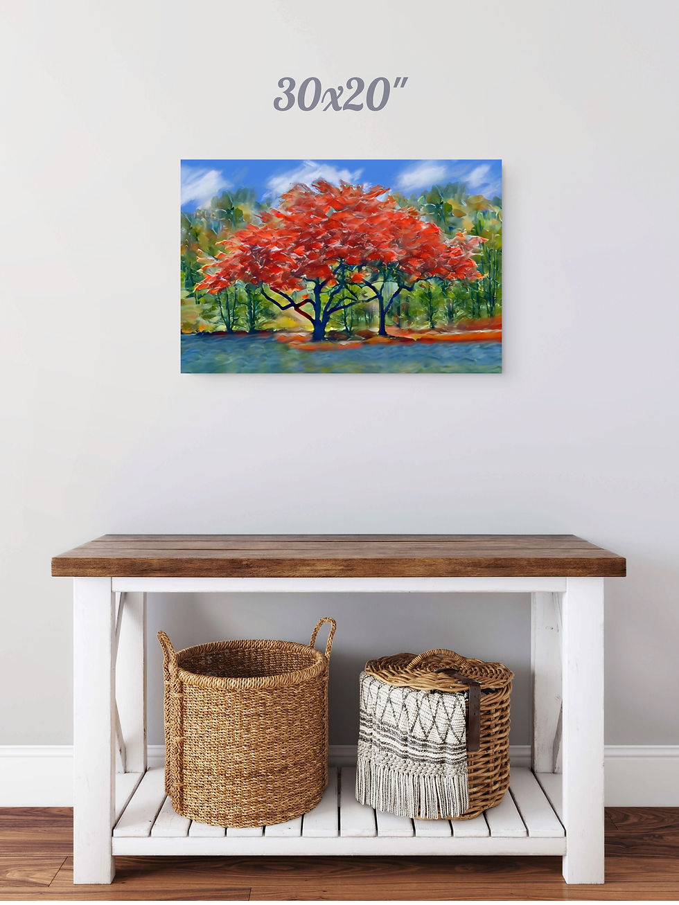 Thumbnail: Redbud Trees by the Lake