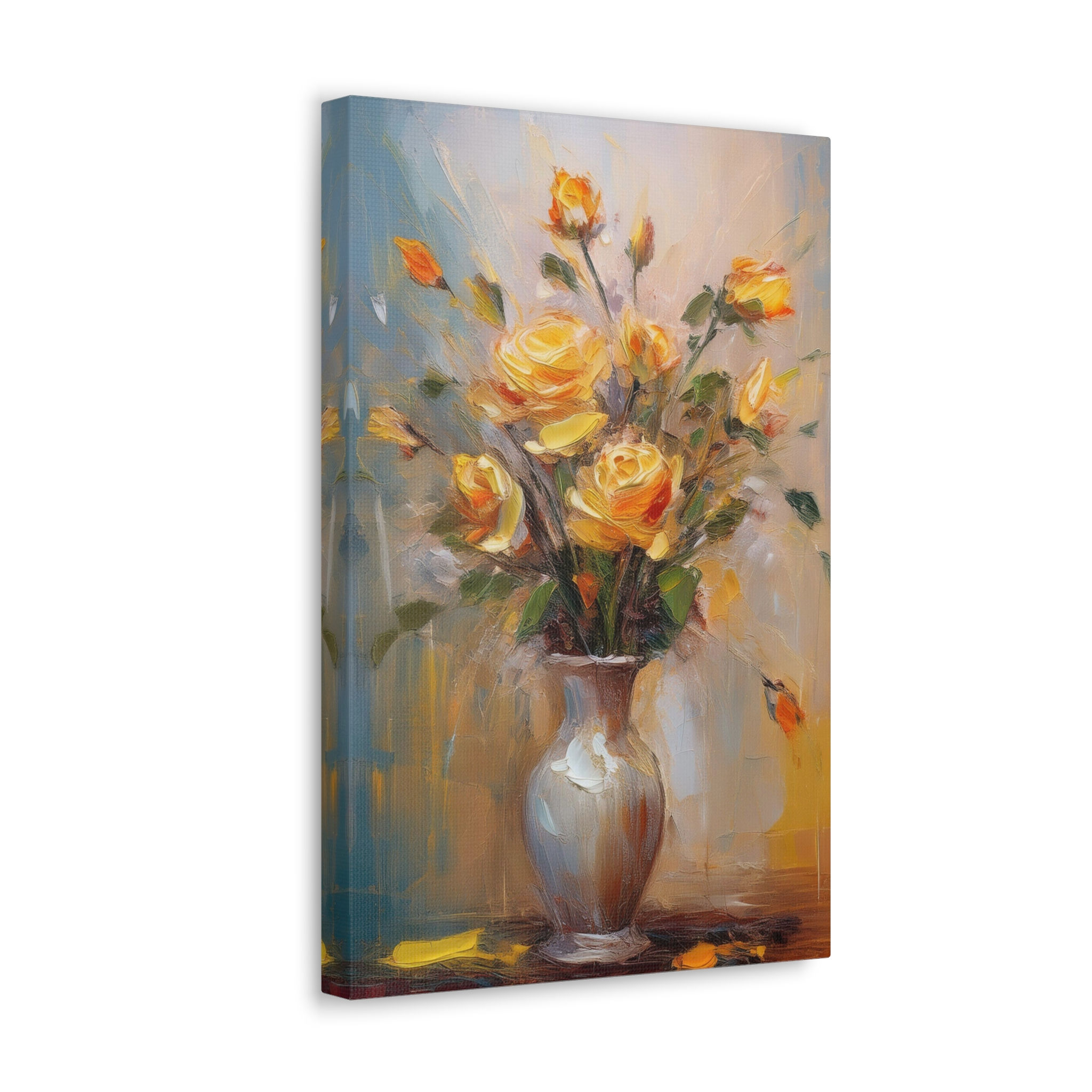 Yellow Roses Classic Vase