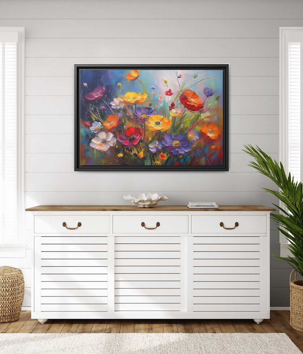 Thumbnail: Wildflower Meadow - Framed