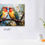 Thumbnail: Lovebirds in Blue and Green