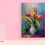 Thumbnail: Tulips Grey Vase