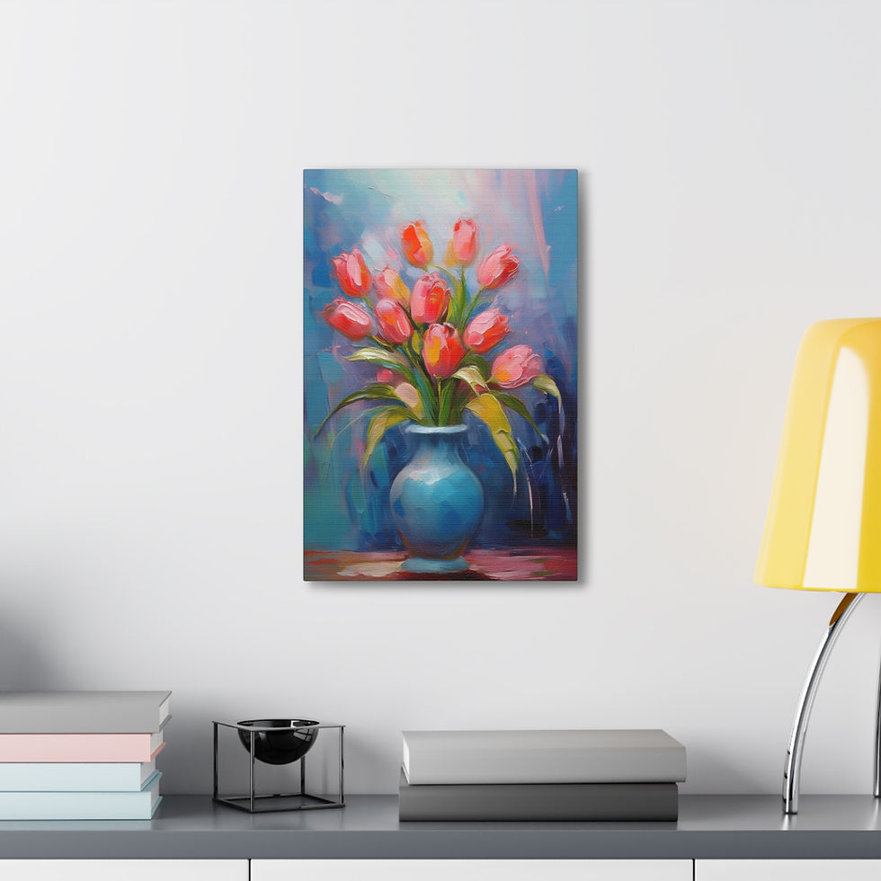 Thumbnail: Tulips Blue Vase I