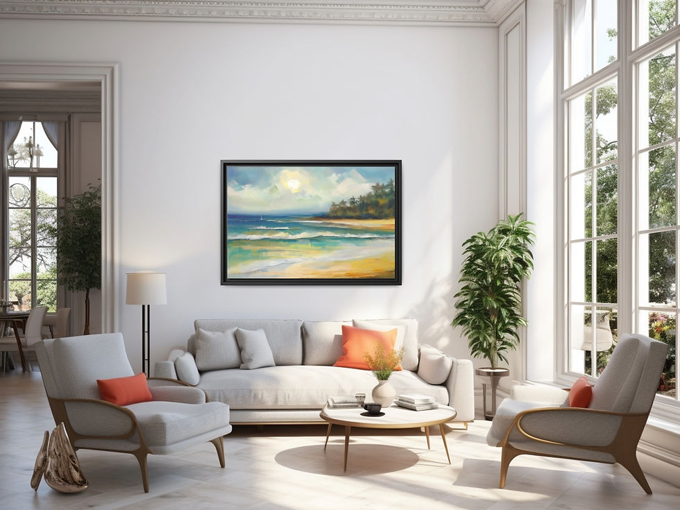 Thumbnail: Island Beach - Framed