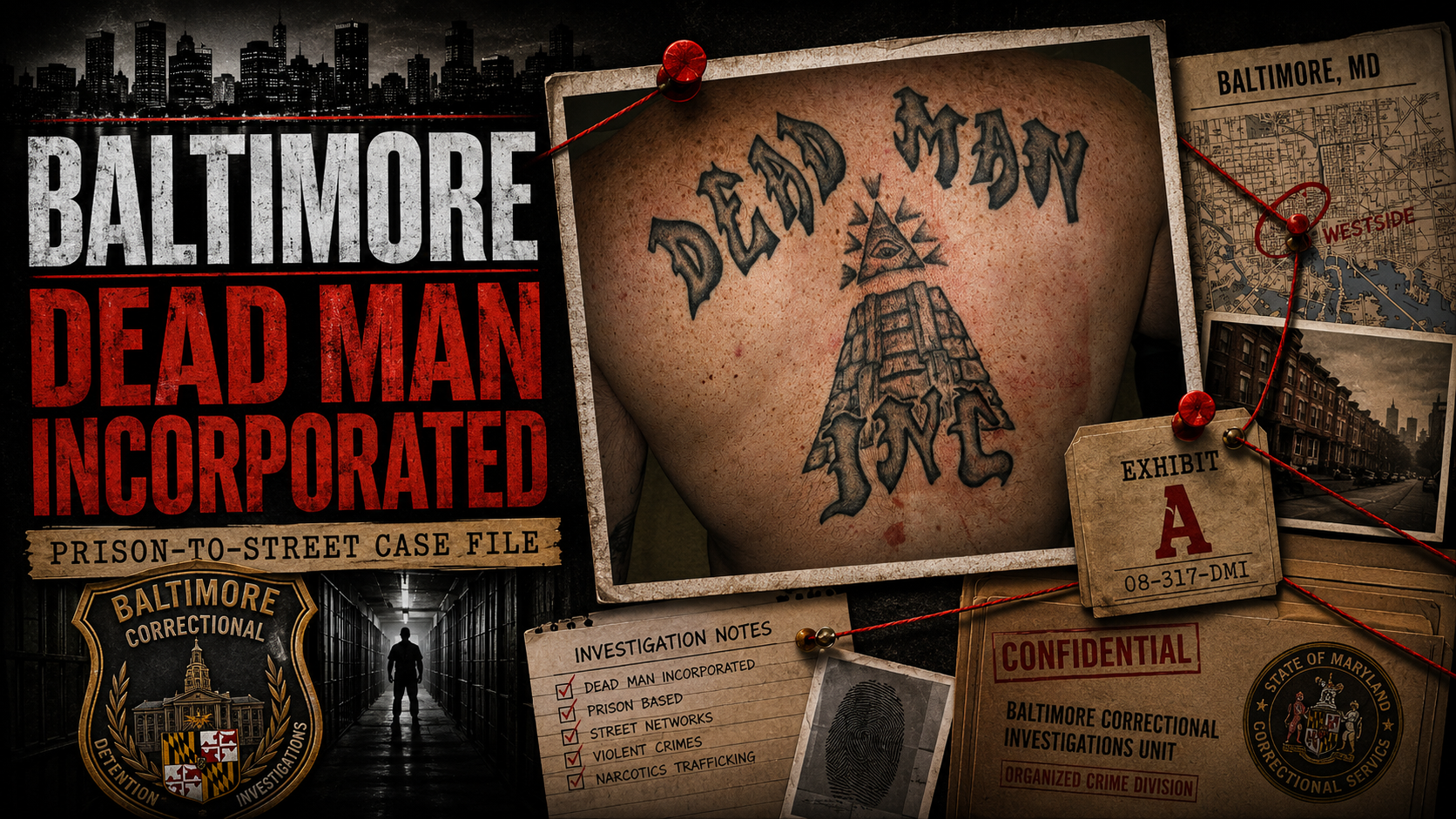 Dead Man Incorporated did not become one of Maryland’s biggest prison-to-street gang cases because of one shooting, one arrest, or one street rumor.