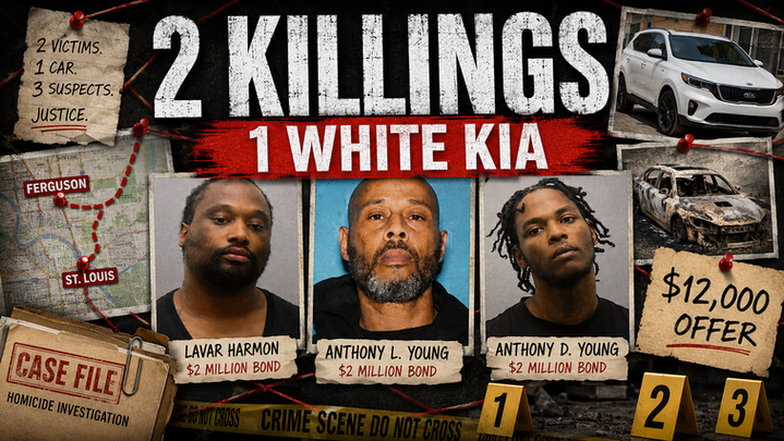 At approximately 4:15 p.m. on July 8, 2025, a shooting was reported at a home on Bayview Drive in Ferguson, Missouri. Kcoree Warren, a 44-year-old father who had reported allegations involving his teenage daughter, was taken from the residence to a hospital and pronounced dead. A white Kia was reportedly seen leaving the property.