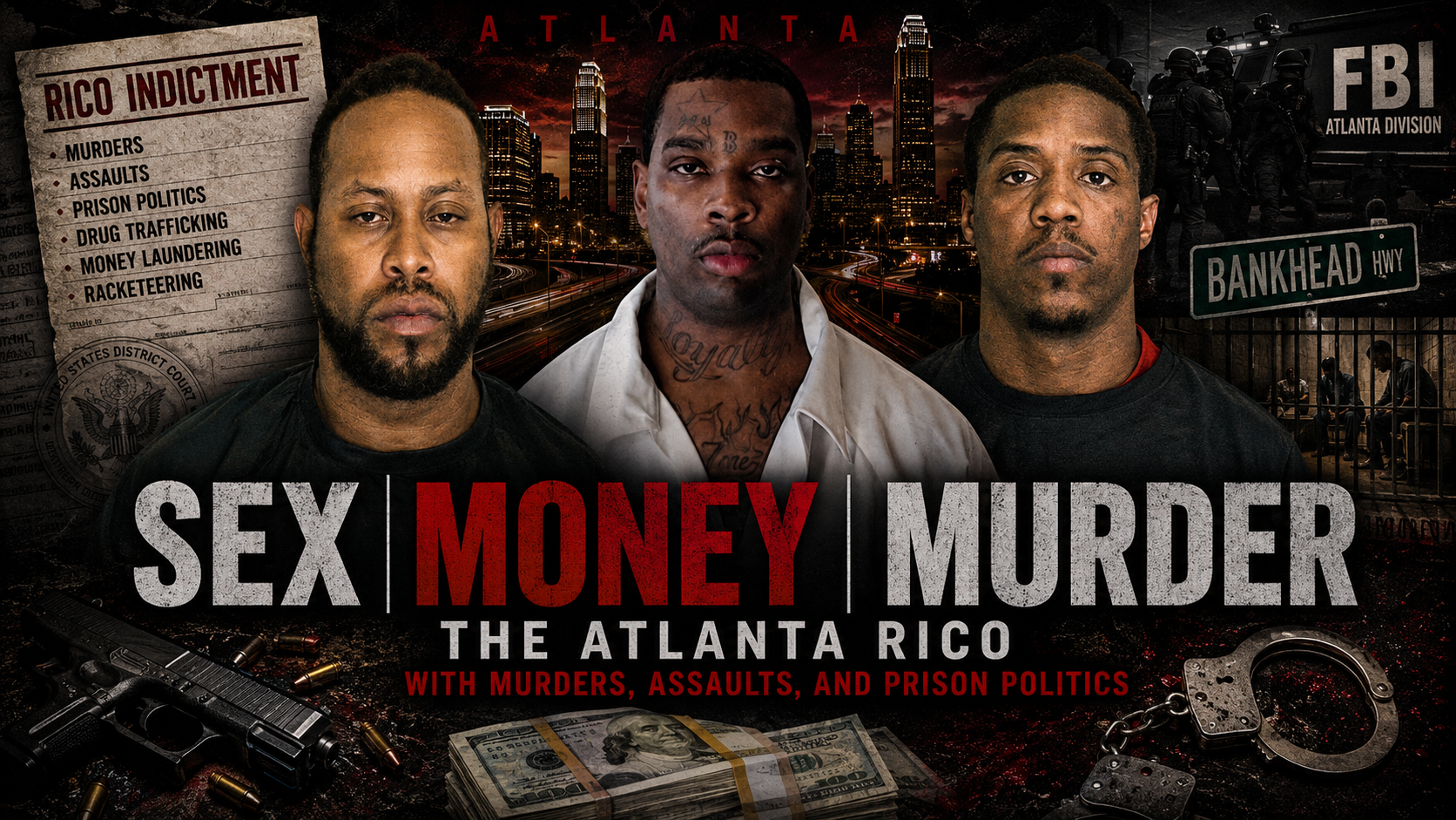 The Sex Money Murder RICO case is one of the darkest Atlanta connected federal gang indictments because prosecutors say the violence was not only happening in the streets. It was moving through prisons, contraband phones, gang hierarchy, drug money, discipline, loyalty, and fear.