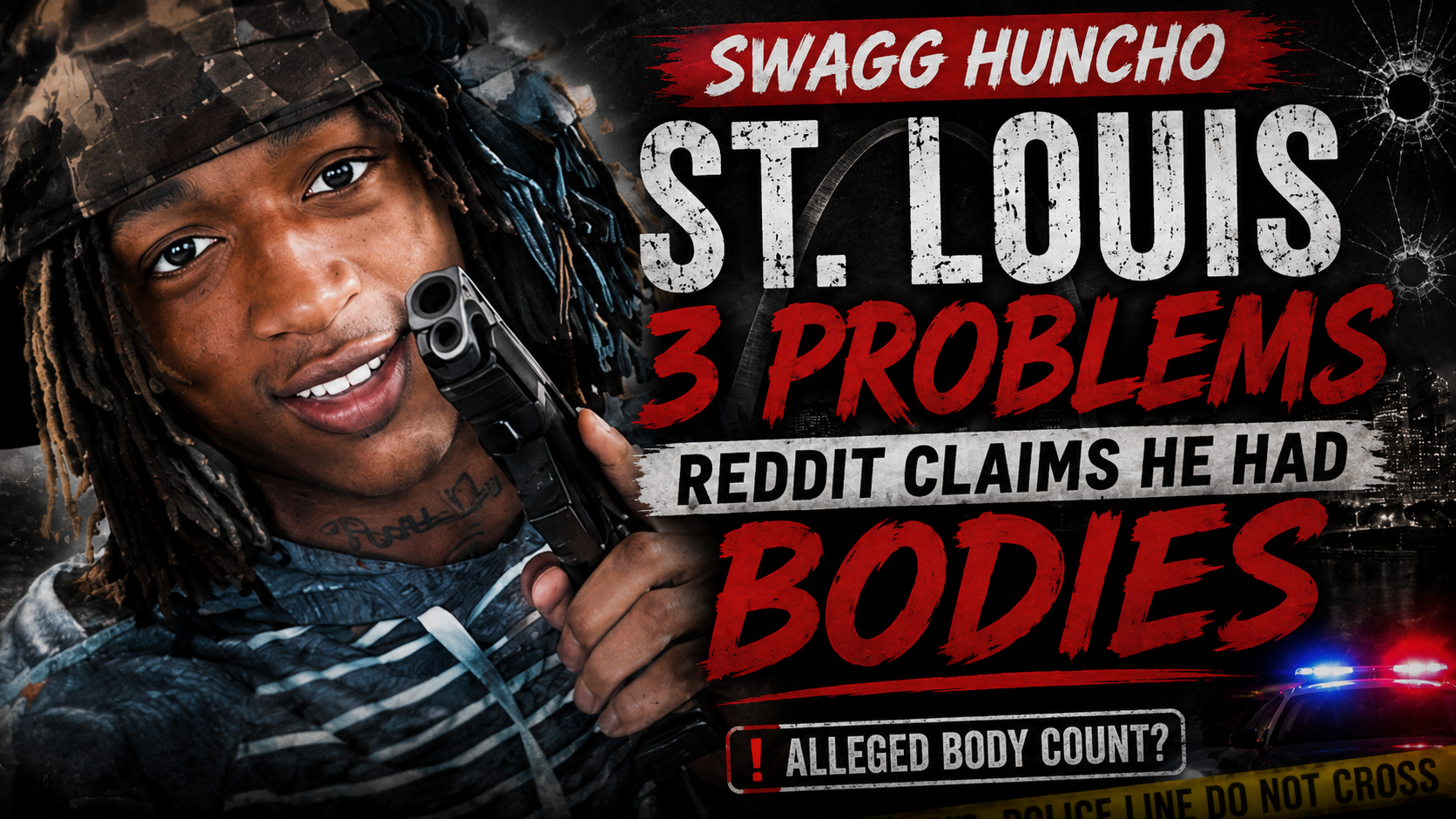Swagg Huncho was one of the young faces of St. Louis’ underground 3 Problems movement before his name became tied to one of the most debated deaths in the city’s drill scene. Officially, James Johnson Jr. was found dead behind a St. Louis home on December 13, 2015, after being shot in the head.
