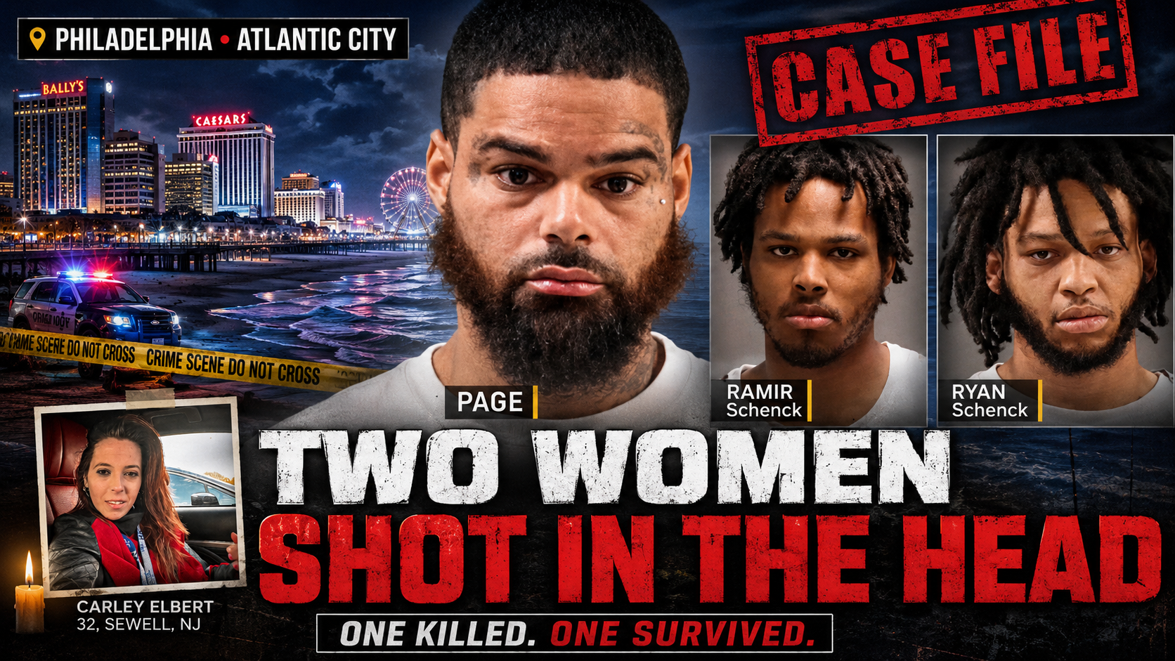 Philadelphia To Atlantic City: Two Women Shot In The Head At 2 A.M. case file