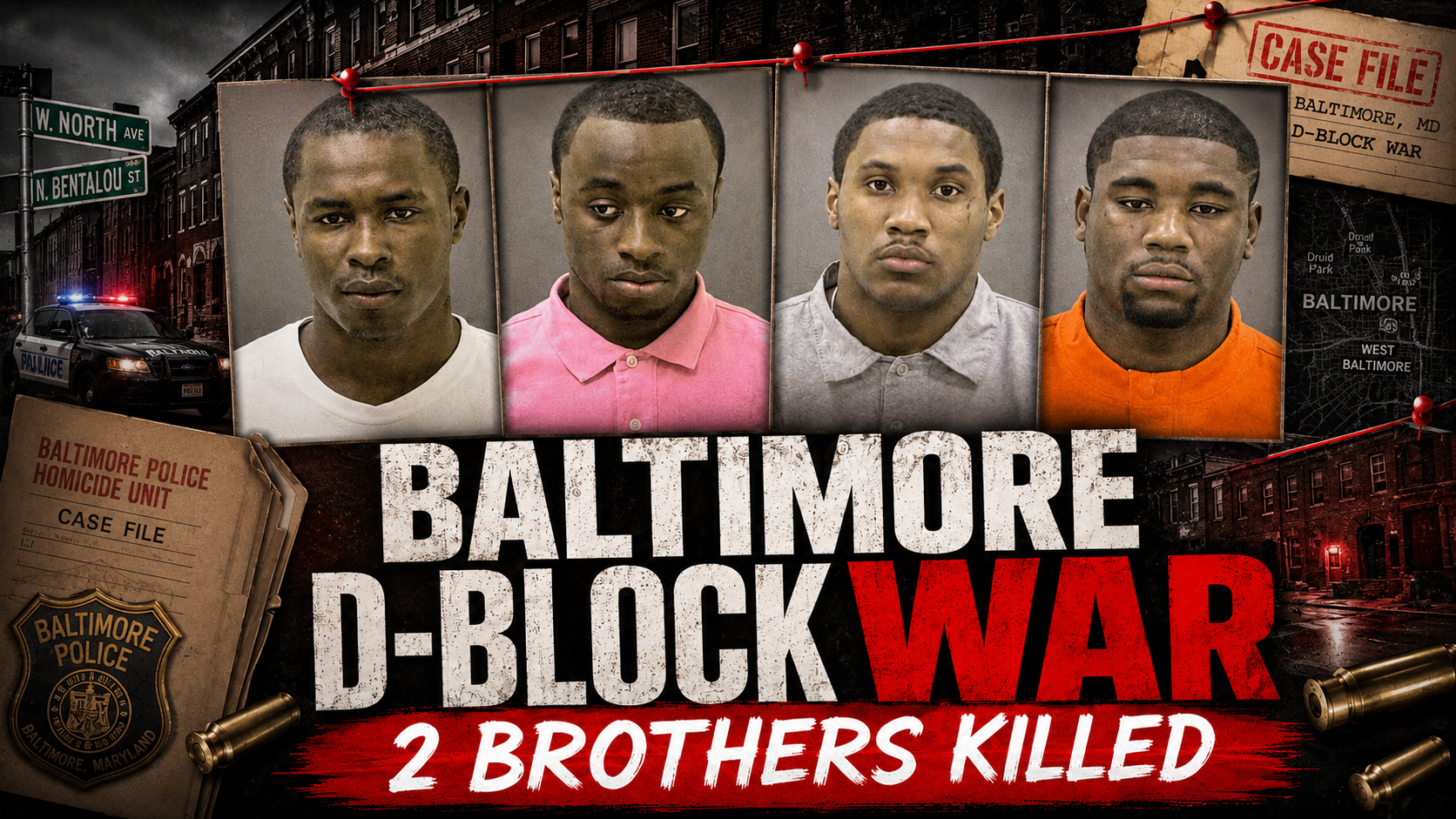 On November 13, 2012, armed men forced their way into a West Lafayette Avenue rowhouse looking for a man who was not there. Before they escaped, brothers Allen and Darien Horton had been fatally shot, their mother was wounded, and the family was left inside a crime scene prosecutors would later connect to years of alleged retaliation.