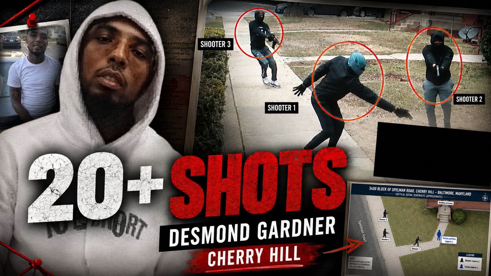 On January 26, 2023, Desmond Gardner was on his lunch break in Cherry Hill, walking toward the apartment building where his young daughter was waiting.
He was 27 years old. He worked for Baltimore City’s Department of Public Works. Prosecutors said he was unarmed.
