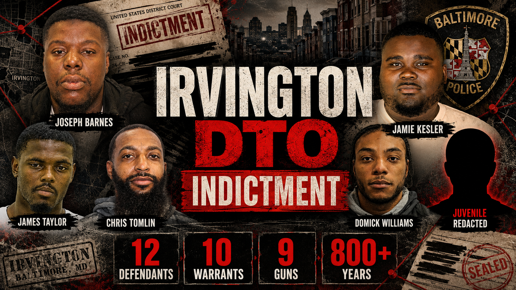 On March 14, 2024, Baltimore officials announced a drug trafficking indictment that turned two Southwest Baltimore blocks into the center of a much larger investigation.