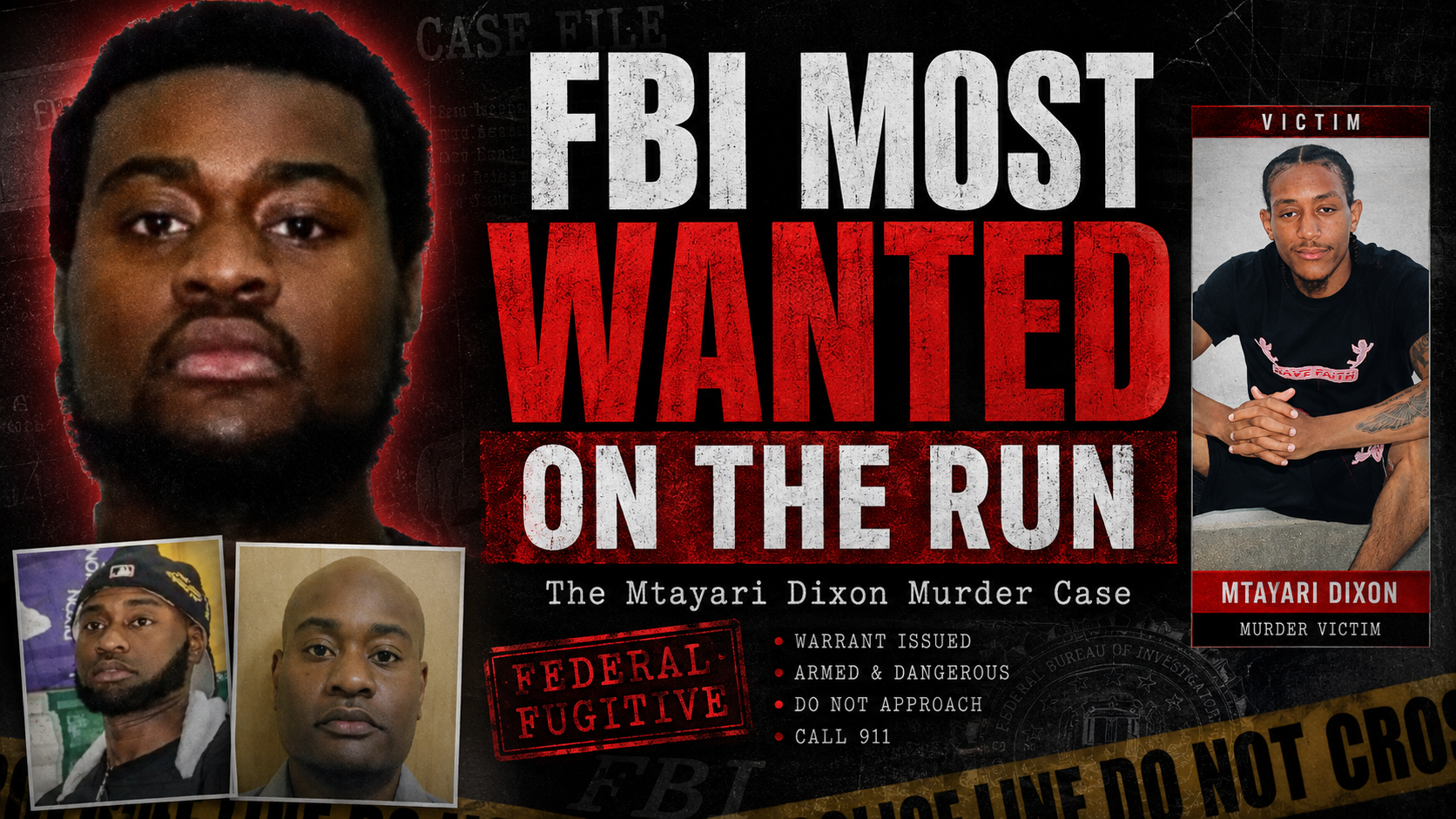MTAYARI DIXON FBI MOST WANTED CASE FILE case file