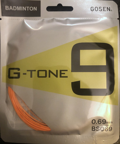 ゴーセン　g-tone9 ナチュラル　220m GOSEN（ゴーセン） G-TONE 9 ロールガット220m BS0693 田代スポーツ