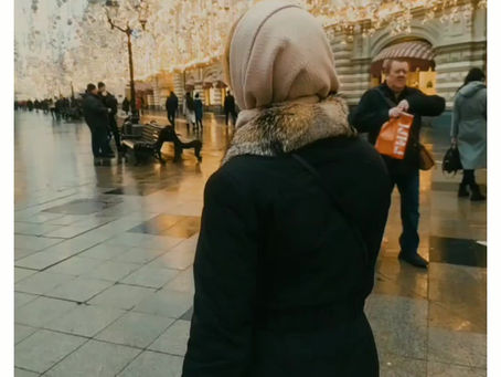 Très belle rue à Moscou