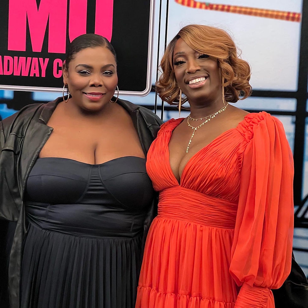 Katasha Acosta & Brennie Tellu at opening night of Aint No Mo'