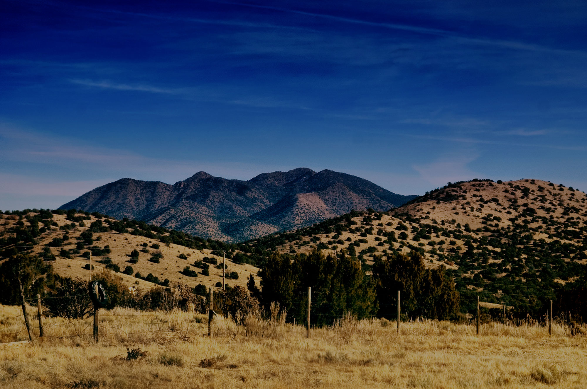 New Mexico desert mountain landscape