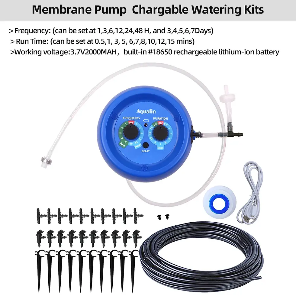 Thumbnail: Automatic Micro Home Drip Irrigation Watering Kit With Smart Controller