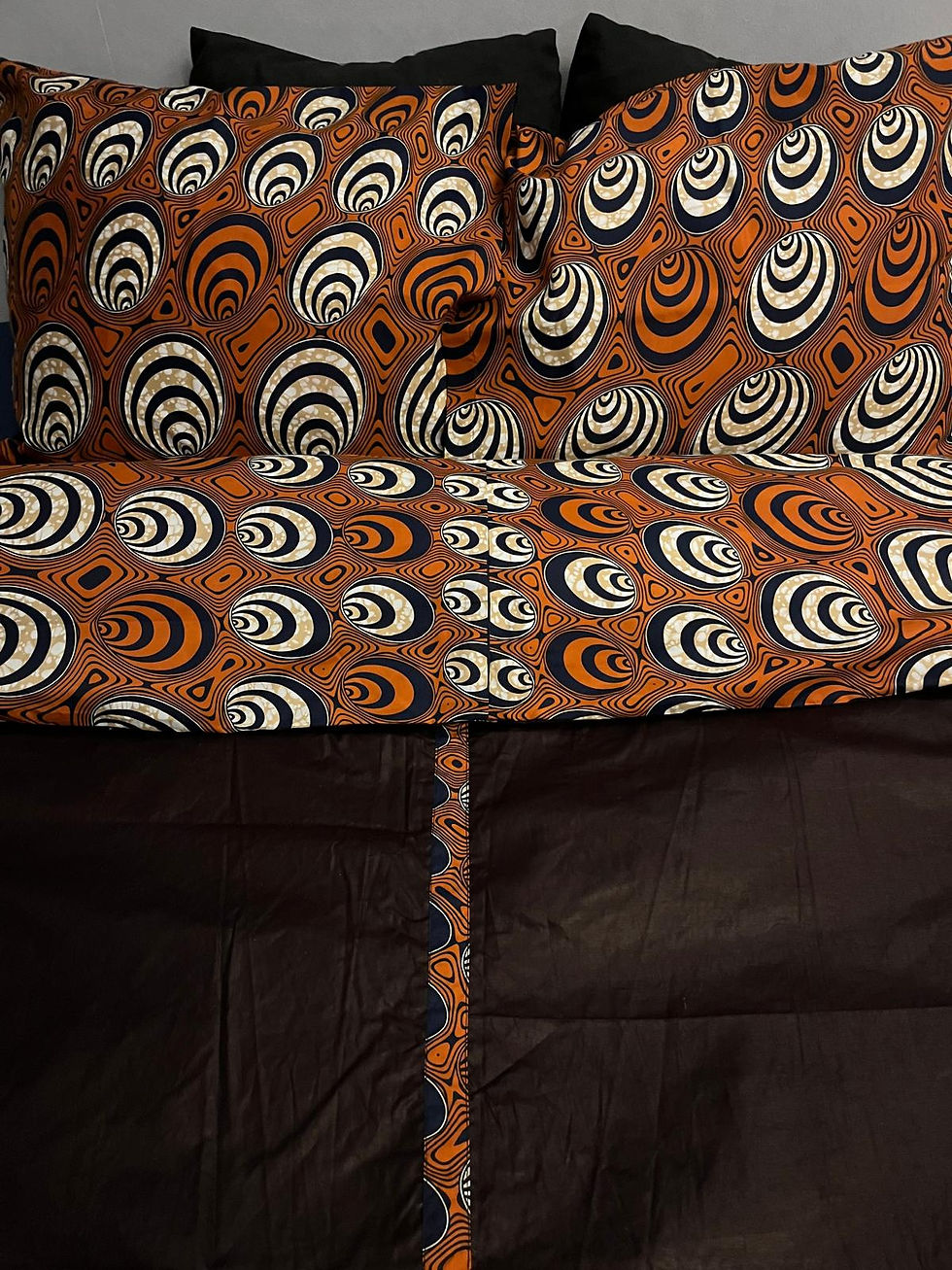 Miniature : Housse de couette et 2 taies, Marron