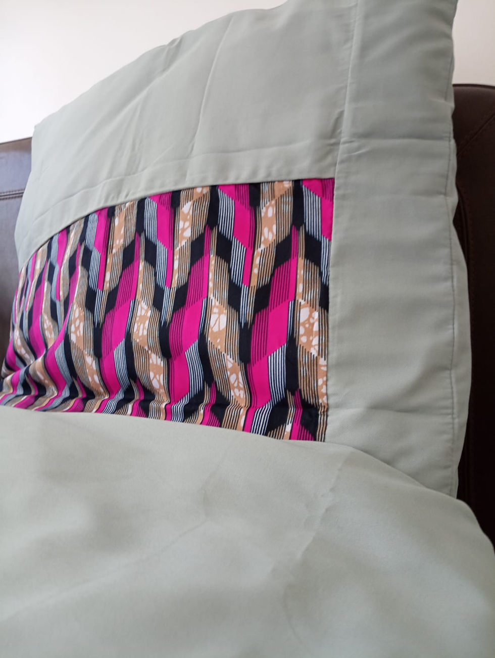 Miniature : Housse de couette et 2 taies, Gris / Nuances de Violet et Rose