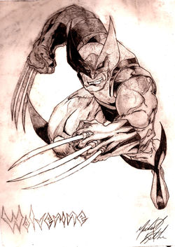 First Wolverine drawing
