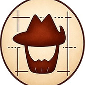 Saddle Time logo with cowboy hat and beard profile