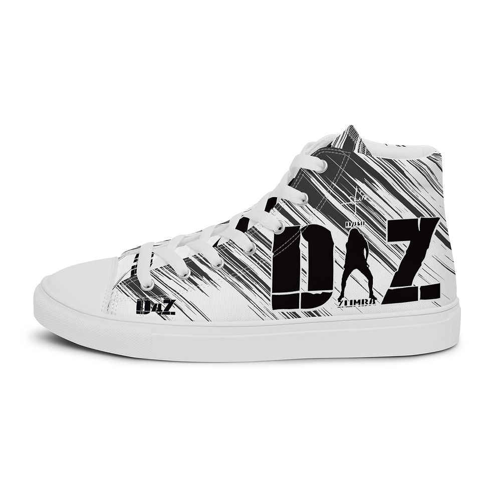 Miniaturbild: D4Z  Canvas High-Top Sneaker Zebra